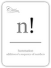 Math Flashcards: Notations