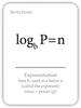 Math Flashcards: Notations