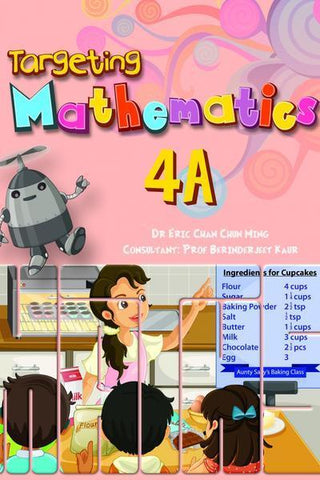 Targeting Mathematics 4A & 4B Set- 4th Grade (TB + TG + WB)